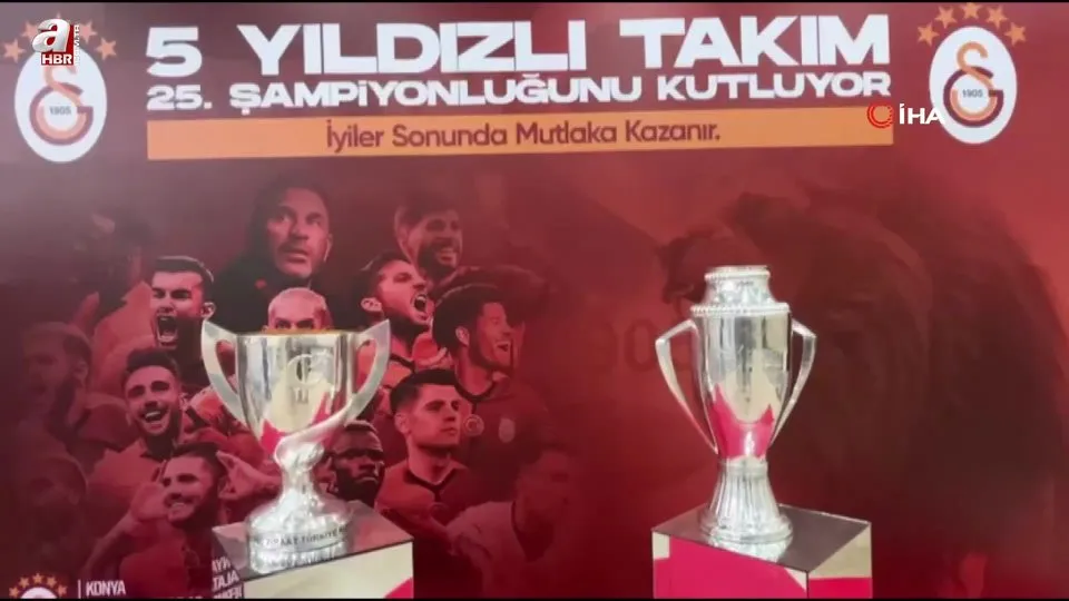 Galatasaray’ın 25. şampiyonluğu Konya’da kutlandı