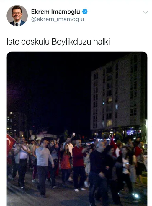 Ekrem İmamoğlu’ndan Gezi Kalkışması’na destek