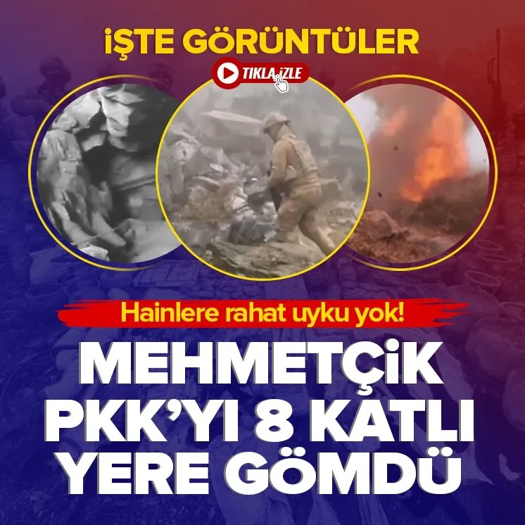 PKK’nın 8 katlı mağarası yerle bir!