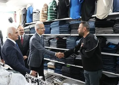 Bakan Uraloğlu Siirt’te esnafı ziyaret etti!