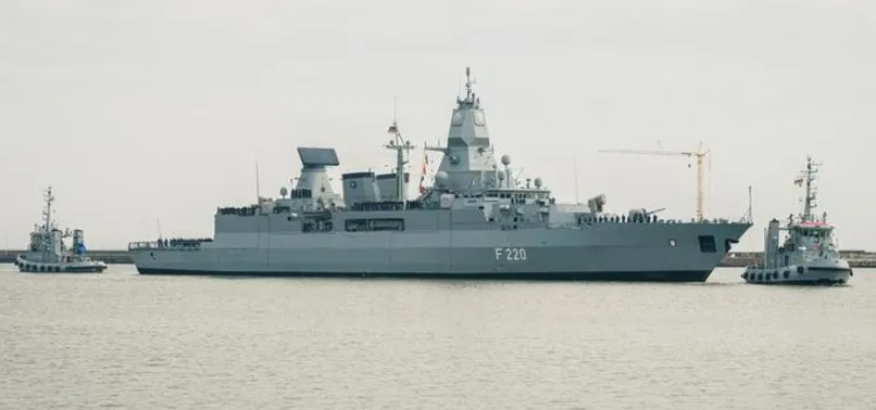 Almanya “Hamburg” firkateynini Libya açıklarına gönderdi