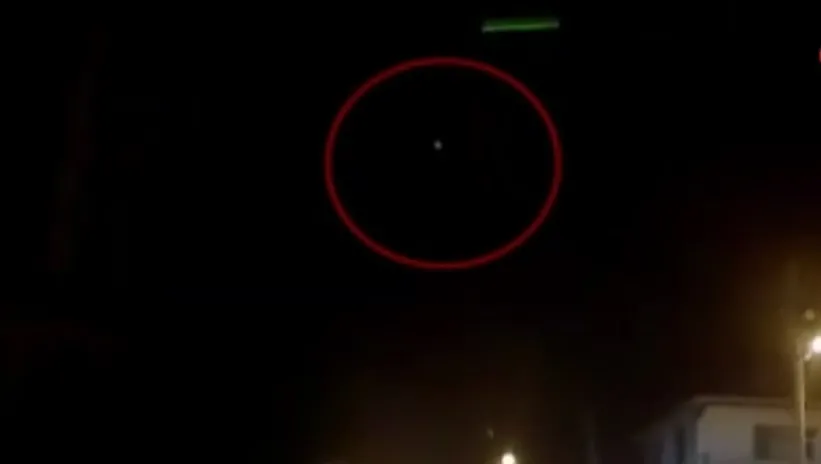 GÖKYÜZÜNDE ESRARENGİZ GÖRÜNTÜ! 