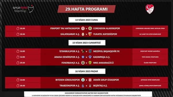 Son dakika | Derbi tarihleri belli oldu - 3