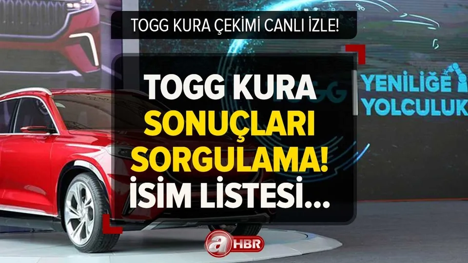 29 MART TOGG kura çekiliş sonuçları NİHAİ İSİM LİSTESİ! T10X ön sipariş sahipleri AÇIKLANIYOR