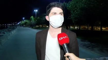 Kartal sahilde pes dedirten görüntü! Yasak dinlemediler