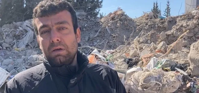 Adıyaman oldu acıyaman! Enkaz başında aradığı tek şey anne ve babasının fotoğrafları