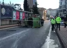 Şişlide kaza yapan yolcu minibüsü devrildi!