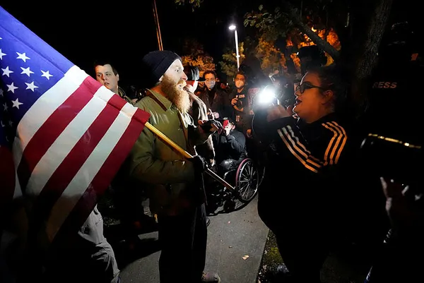 Washington'da panik! Mağazalarda seçim sonrası için güvenlik önlemi - 6