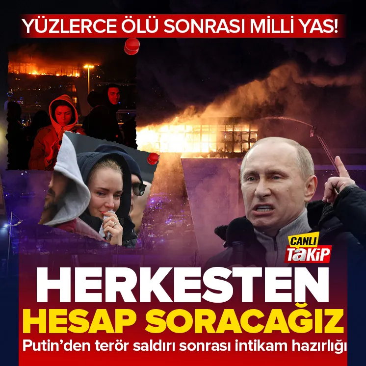 Moskovadaki saldırıya ilişkin Putinden açıklama