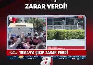 TOMA'YA ÇIKIP ZARAR VERDİ