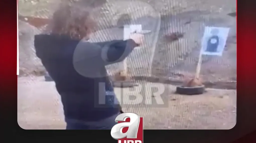 BABASIYLA ATIŞ TALİMİ YAPMIŞ!
