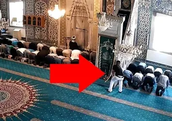 Namazın ilk rekatını kılıp hırsızlık yaptı!