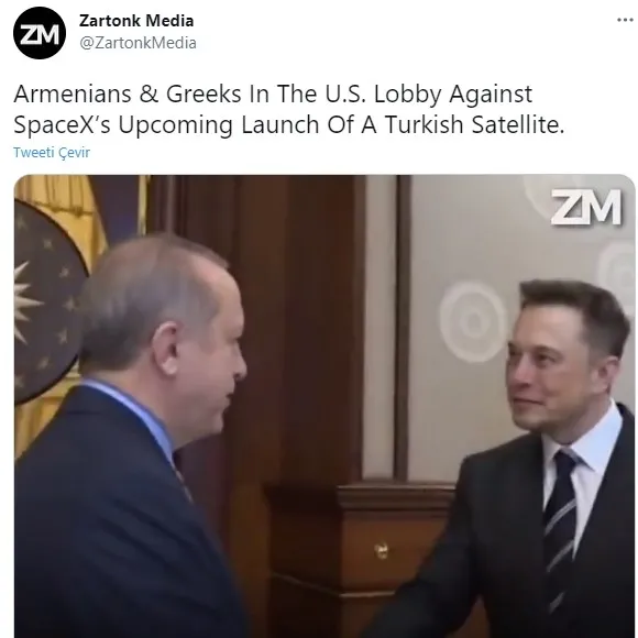 Yunan ve Ermeni örgütlerden Türkiye’yi durdurmak için skandal iftira! Türksat 5B uydusu için ABD’ye mektup