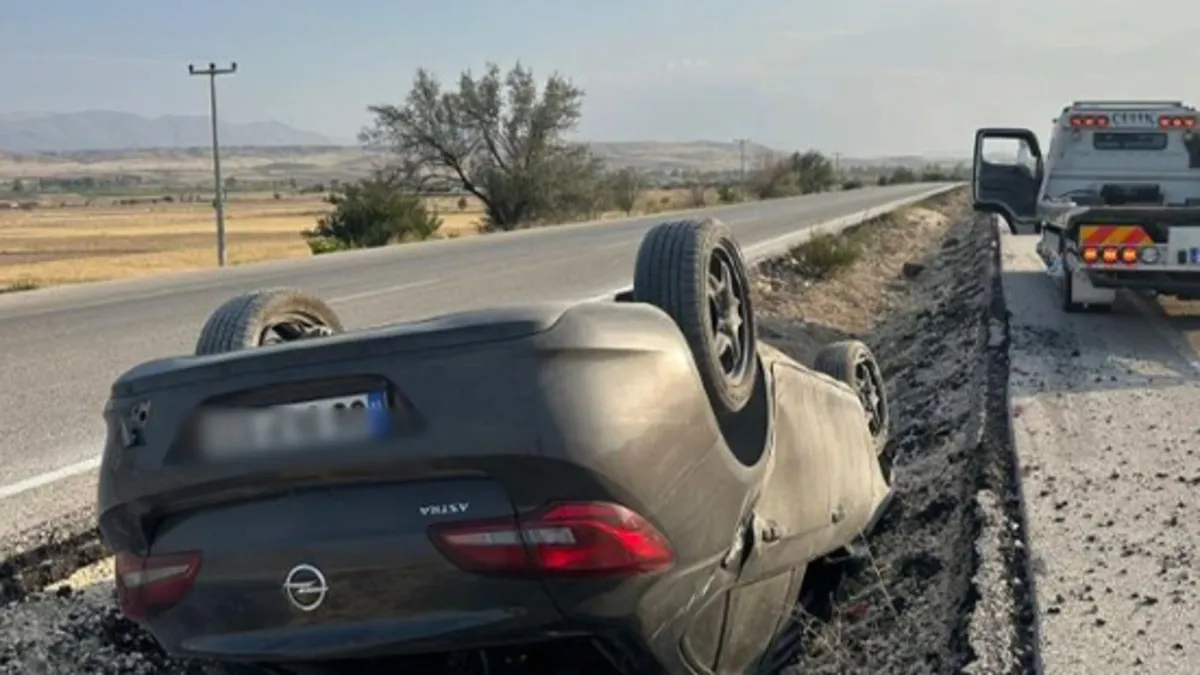 Burdur-Fethiye karayolunda otomobil takla attı! Çok sayıda yaralı var