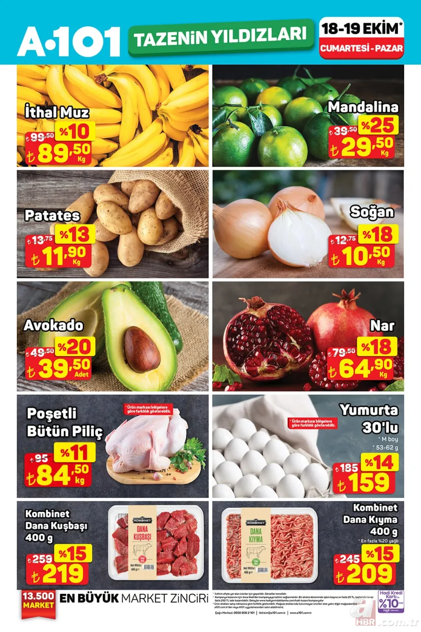 A101 FIRSATLARINDA BU HAFTA | 18-24 Ekim indirimlerinde neler var? Ayçiçek yağı 435 TL, deterjan 179 TL, duş jeli 69 TL… 8