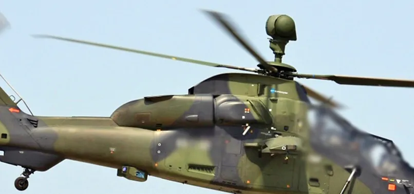 Almanya'da askeri helikopter düştü