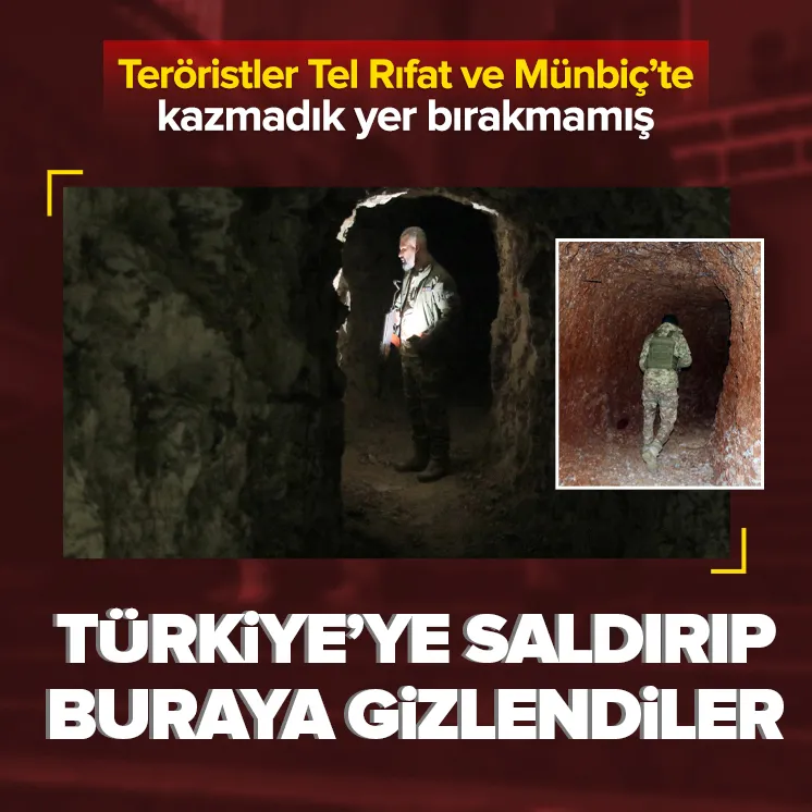 Tel Rıfat ve Münbiç’i köstebek yuvasına çevirmişler