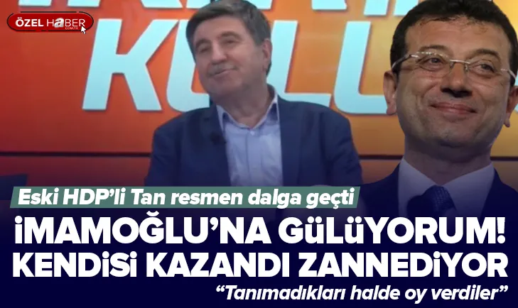 İmamoğlu’na gülüyorum kendi kazandı sanıyor