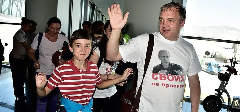 Rus turistler 'Yeniden Türkiye' dedi