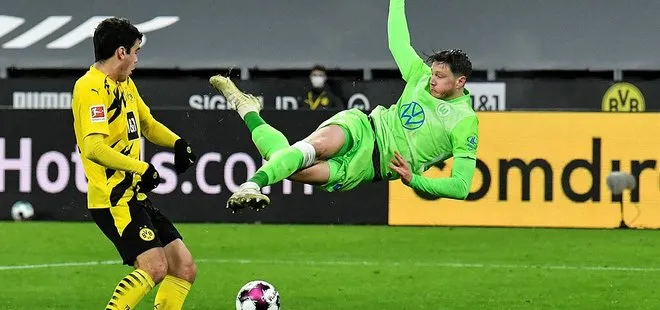 Borussia Dortmund sahasında Wolfsburg’u 2 golle yenmeyi başardı