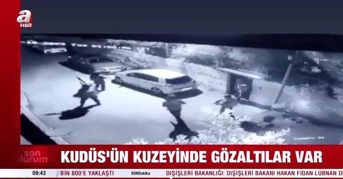 Kudüs'ün kuzeyinde gözaltılar var