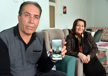 Korona nedeniyle telefonundan canlı bağlantıyla oğluna kız istedi!