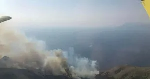 Çanakkale Gökçeada’da orman yangını!