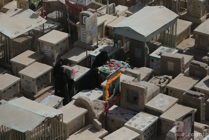 Dünyanın en büyük mezarlığı! Kurban Bayramı'nda böyle görüntülendi 14