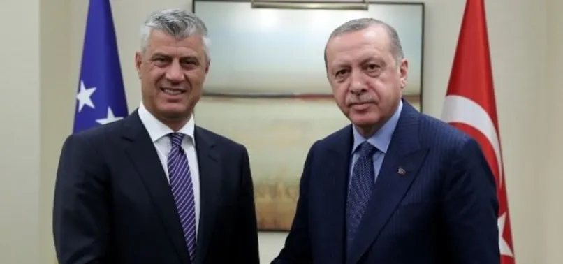 Erdoğan-Haşim Thaçi ile görüştü