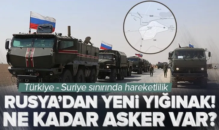 Rusya’dan Fırat’ın doğusuna askeri yığınak!