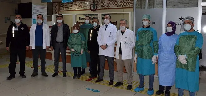 Erzurum’da diş hekimleri ek ödemelerini hastanede görevli 86 personel ile paylaştı