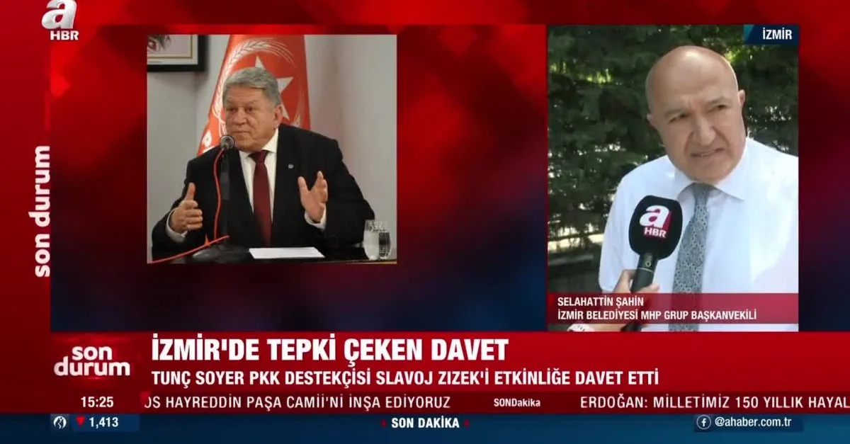 Tunç Soyer'den PKK destekçisi isme tepki çeken davet! MHP'li isim A Haber'de tepki gösterdi