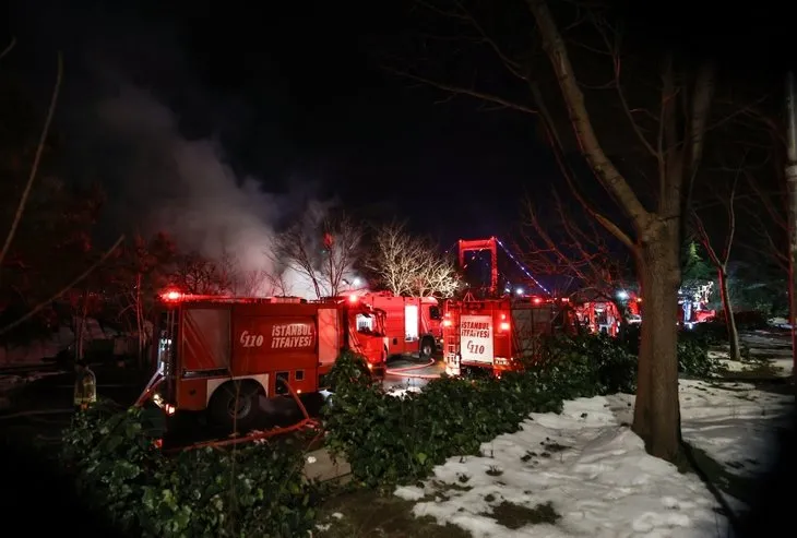 Boğaziçi Üniversitesi’nde bulunan kafeteryada yangın!
