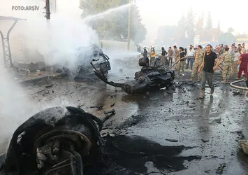 Afrin'de patlama: 2 yaralı