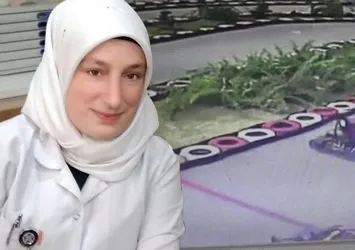 Go-kart aracına şalı dolanınca...