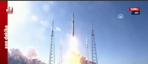 Türkiye’nin ilk cep uydusu fırlatıldı! Grizu-263A uydusu Spacex Falcon 9 roketiyle uzaya fırlatıldı