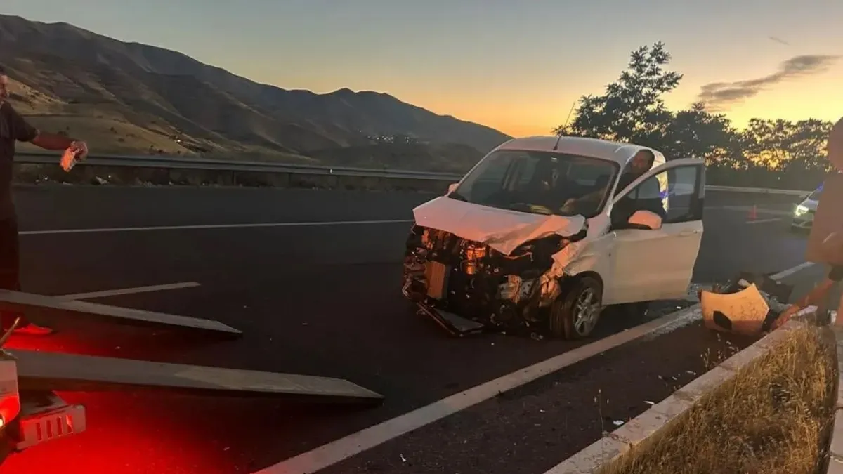 Elazığ'da trafik kazası: 1 yaralı