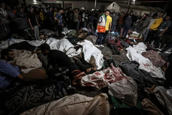 İsrail’in Gazze’de hastane saldırısı dünya medyasında