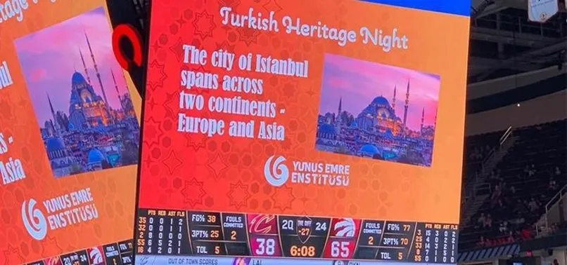 NBA’de, Yunus Emre Enstitüsünün katkılarıyla Türkiye gecesi yapıldı