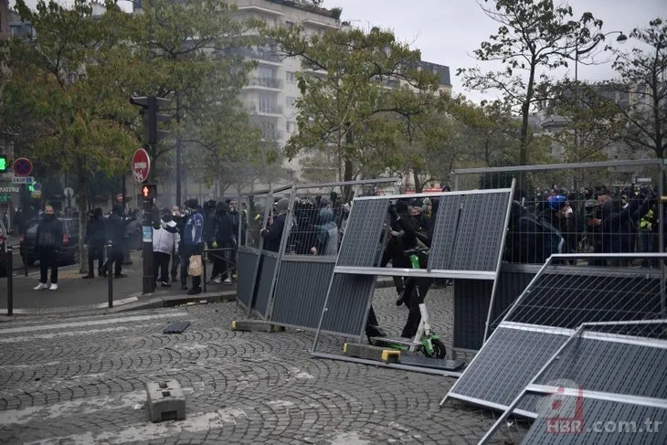 Sarı yelekliler yine sahnede! Paris meydan savaşı