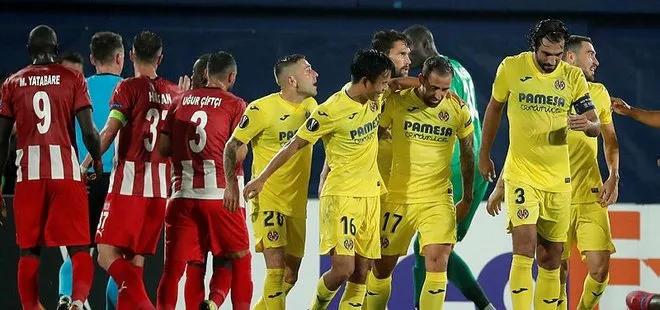 Villarreal: 5 - Sivasspor: 3 MAÇ SONUCU
