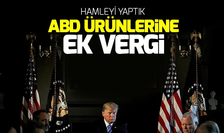 Türkiyeden ABDye misilleme!