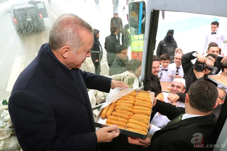 Başkan Erdoğan'a Erzurum'da sıcak karşılama 8