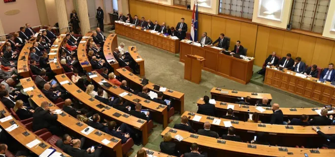 Hırvatistan Meclisi feshedildi