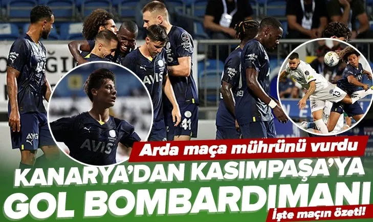 Fenerbahçe’den Kasımpaşa’ya gol yağmuru