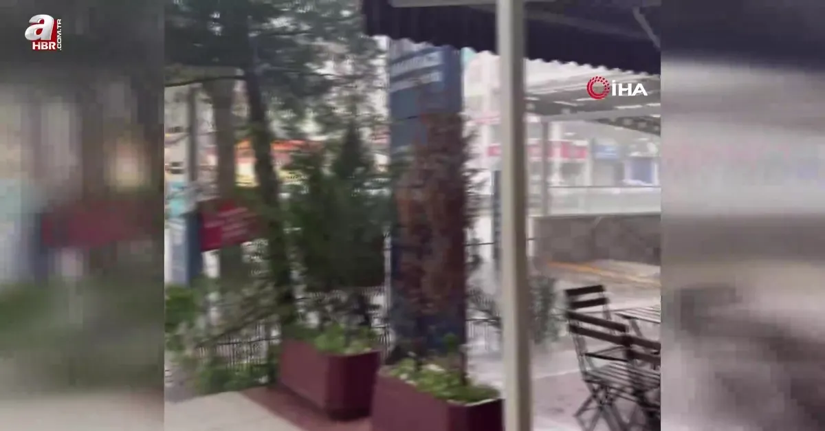 Bursa hasretle beklediği yağmura kavuştu