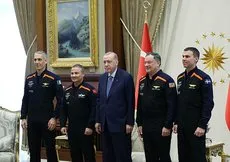 Başkan Erdoğan Ax-3 Uzay Misyonu mürettebatını kabul etti