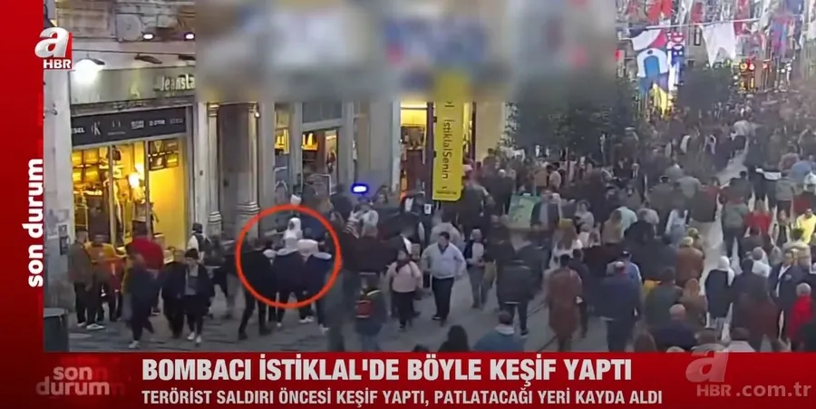 Terörist Ahlam Albashir'in keşif yaptığı anlara ilişkin yeni görüntüler: Cep telefonuyla özçekim yaparak ilerledi 10