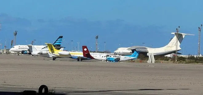 Darbeci Hafter’in saldırısı nedeniyle Trablus’un tek sivil havalimanında uçuşlar durduruldu