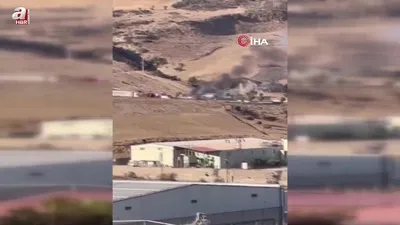 Tır alev alev yandı